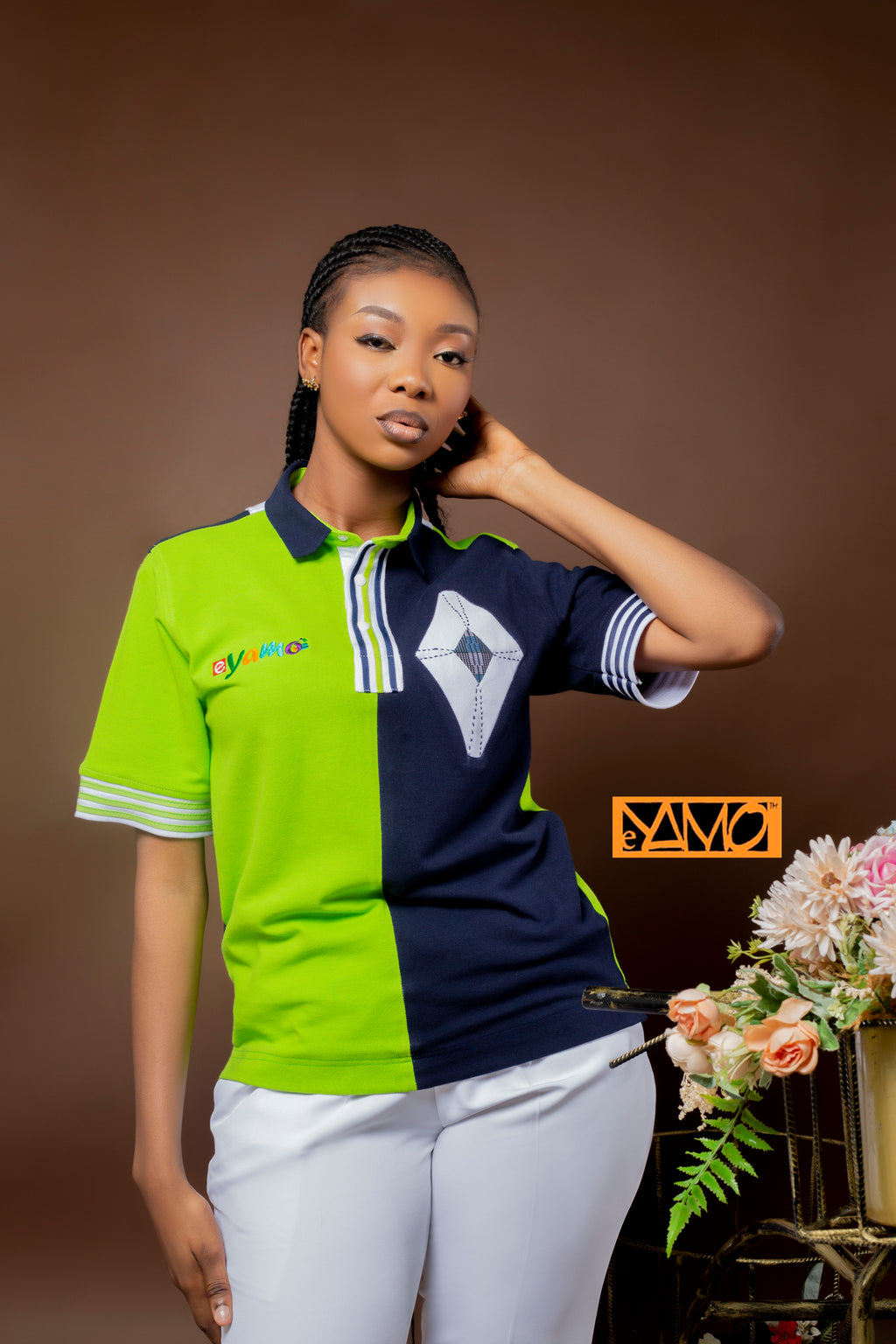 POLO VERT BLEU