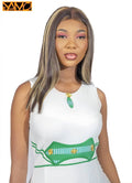 Robe assortie de tissé Vert AKAN et poids Baoulé
