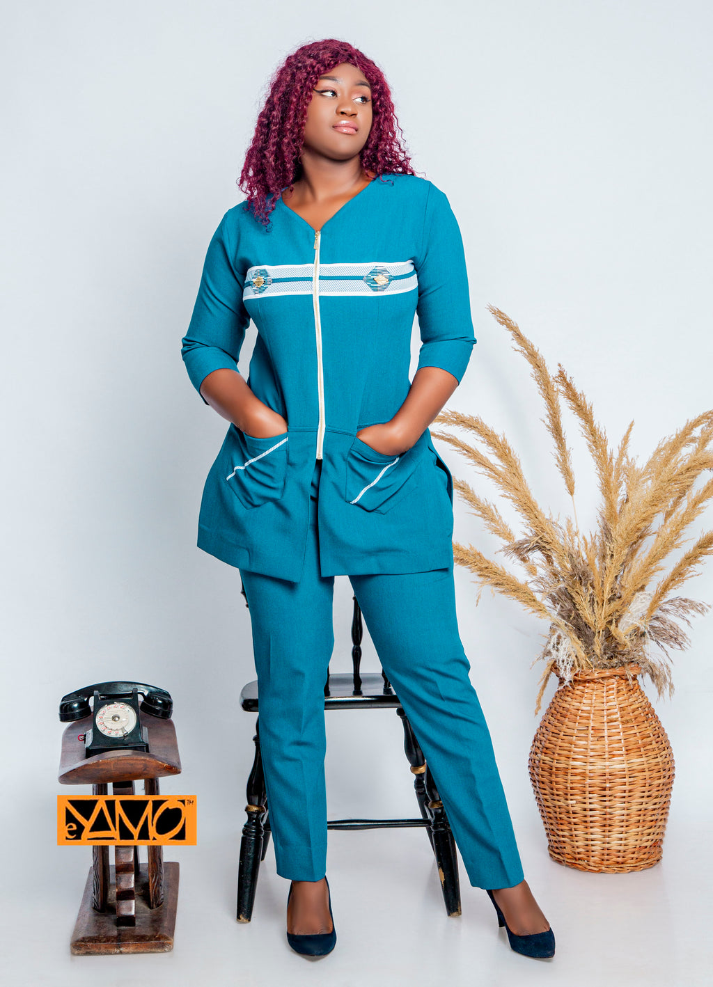 Ensemble Coton bleu