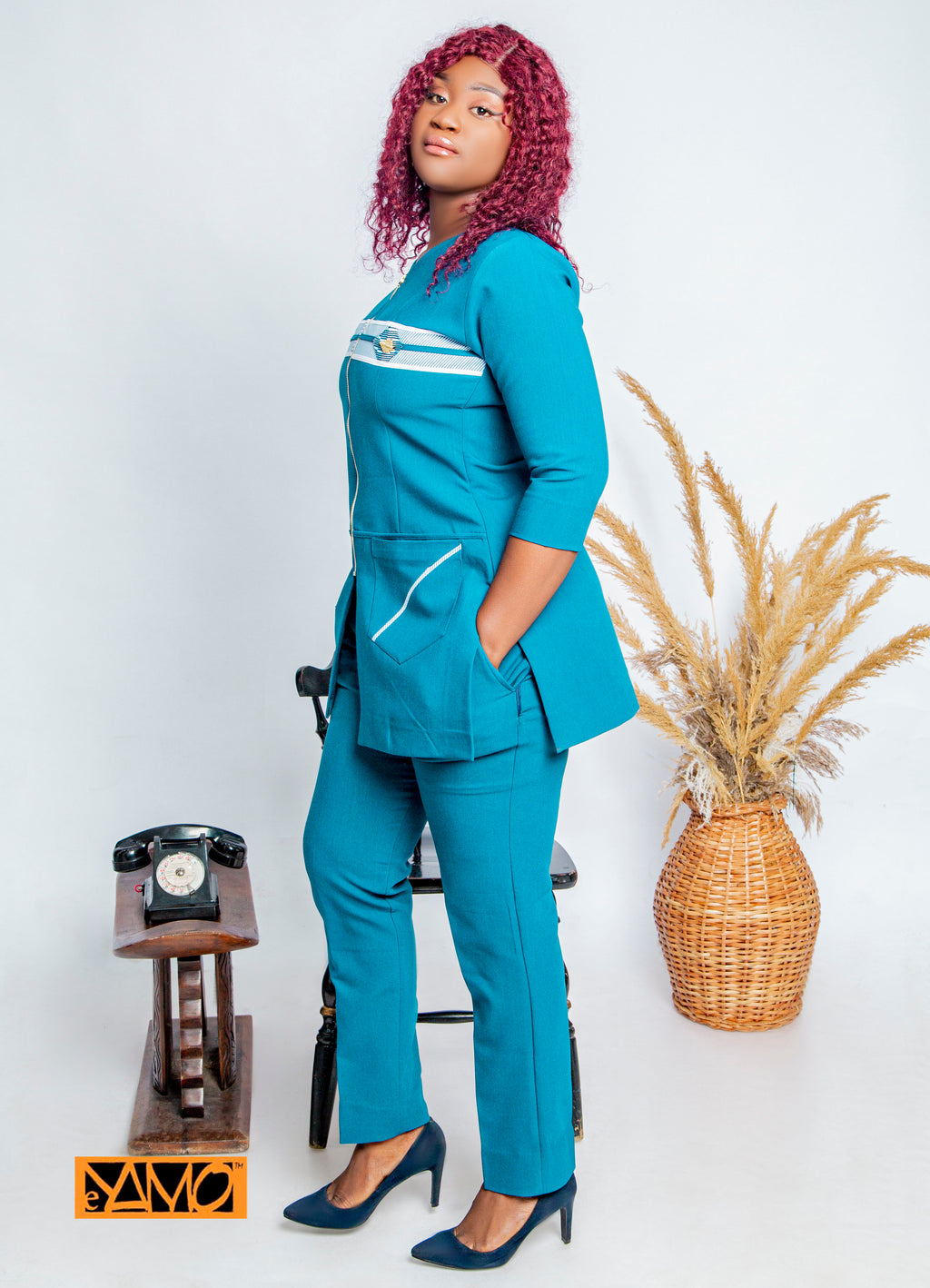 Ensemble Coton bleu