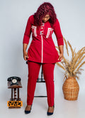 Ensemble Rouge Poids Baoulé